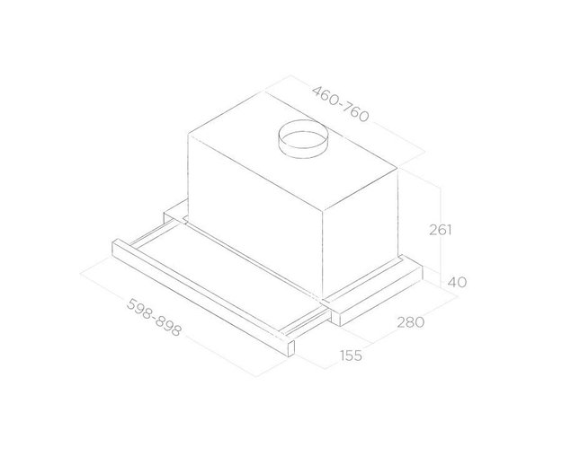 Встраиваемая вытяжка Elica ELITE 26 IX/A/60/VT в Тюмени (preview 5)