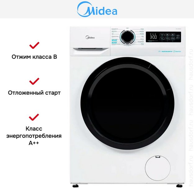 Стиральная машина Midea MF11914BS53/W в Тюмени (preview 9)