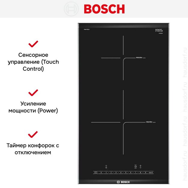 Варочная панель Bosch PIB375FB1E в Тюмени (preview 6)