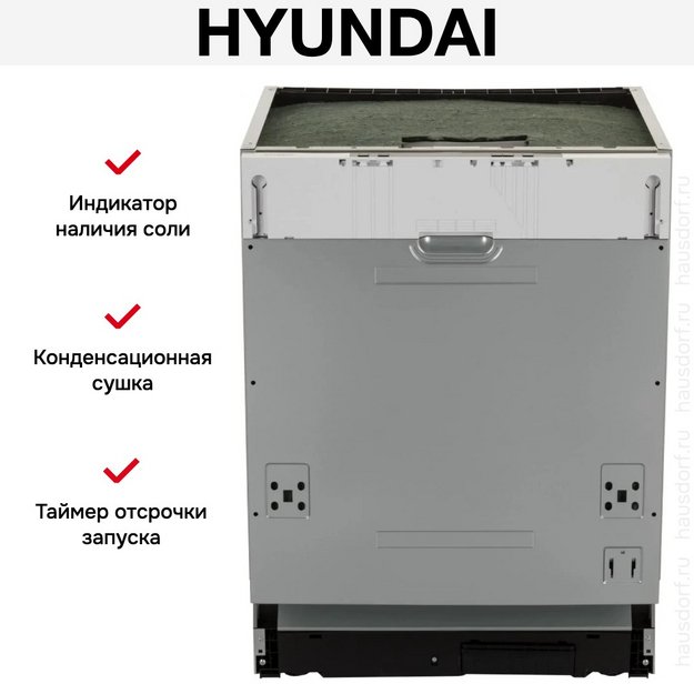 Встраиваемая посудомоечная машина Hyundai HBD 650 в Тюмени (preview 28)