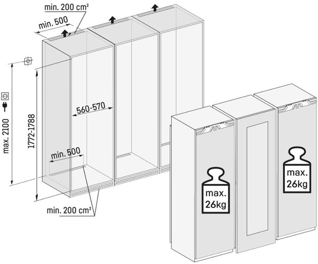 Встраиваемый холодильник Liebherr IXRFW 5156 Prime BioFresh NoFrost в Тюмени (preview 4)