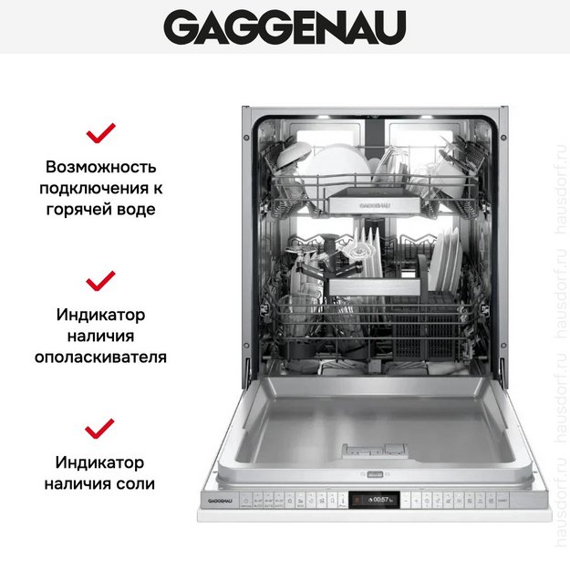 Встраиваемая посудомоечная машина Gaggenau DF480101 в Тюмени (preview 10)