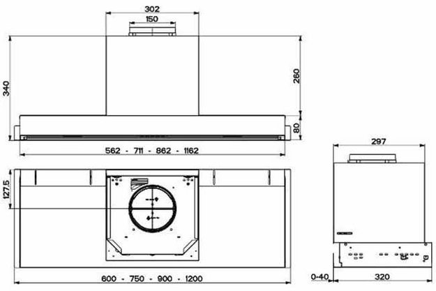 Вытяжка Faber IN-NOVA ZERO DRIP LITE A60 BK в Тюмени (preview 7)