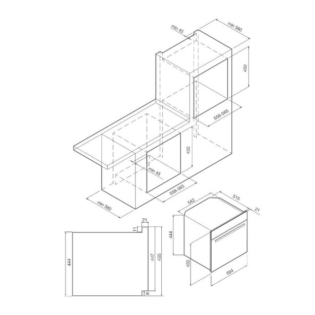 Духовой шкаф Graude BWG 45.0 SE в Тюмени (preview 2)