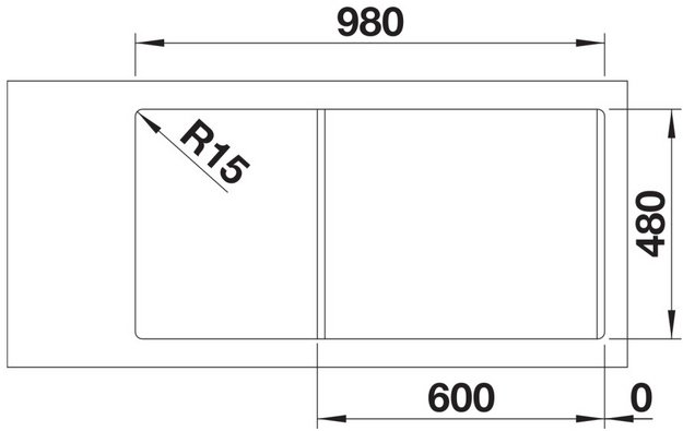Мойка BLANCO LEGRA 6 S Silgranit черный в Тюмени (preview 3)