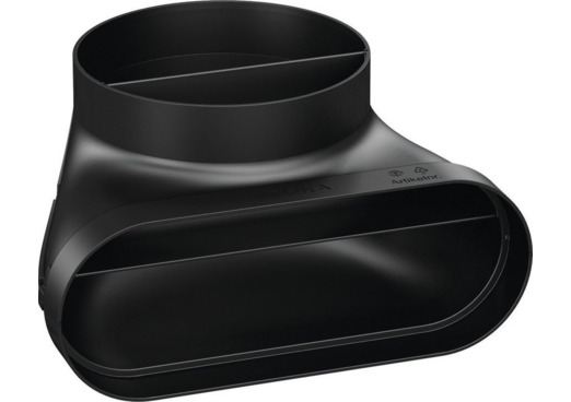 Угловой соединительный элемент для плоского и круглого каналов, угол 90° BORA EFR90/35 (35 шт.) в Тюмени (preview 1)