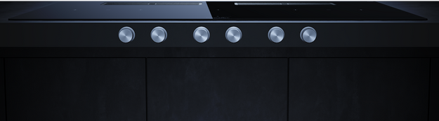 Индукционная варочная поверхность с вытяжкой Kuppersbusch KMI 12850.0 SR-E Silver Chrome в Тюмени (preview 4)