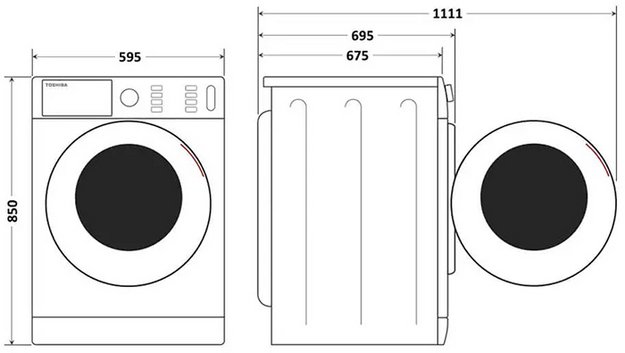 Сушильная машина Toshiba TD-BK100GHRU(WS) в Тюмени (preview 6)