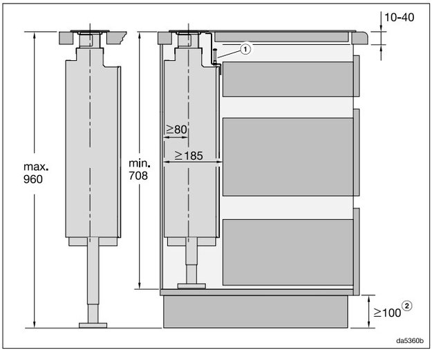 Встраиваемая в столешницу вытяжка Miele DAD 4841 Levantar в Тюмени (preview 7)