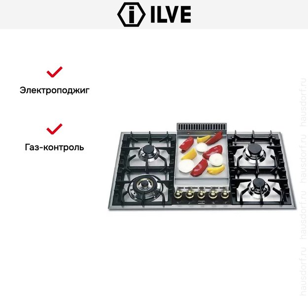Варочная панель Ilve HP95FC-N в Тюмени (preview 3)