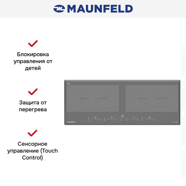 Индукционная варочная панель Maunfeld CVI904SFLLGR Inverter в Тюмени (preview 7)