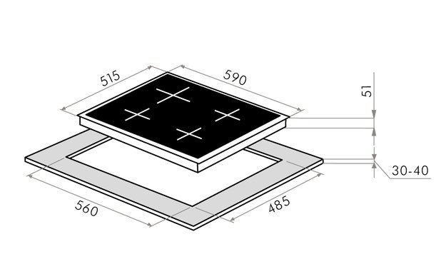 Газовая варочная панель MAUNFELD EGHG.64.23CBG/G в Тюмени (preview 22)