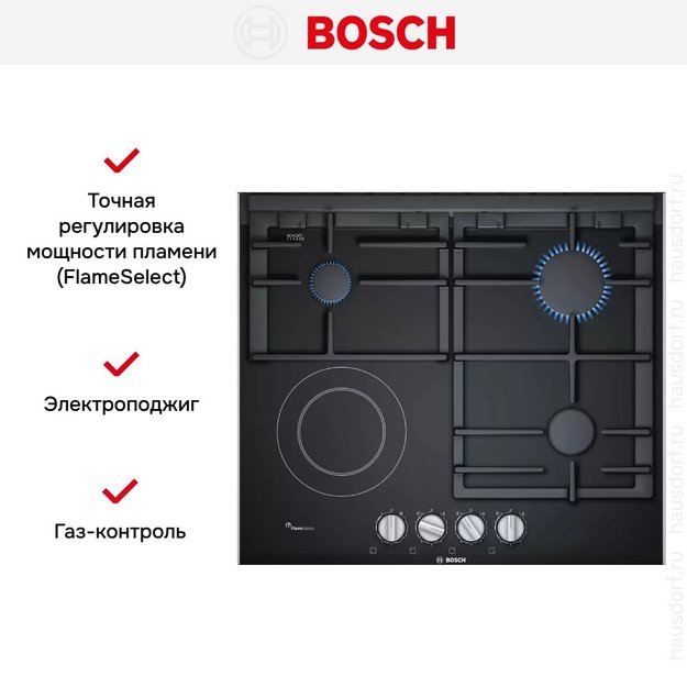 Комбинированная варочная панель Bosch PRY6A6B70Q в Тюмени (preview 5)