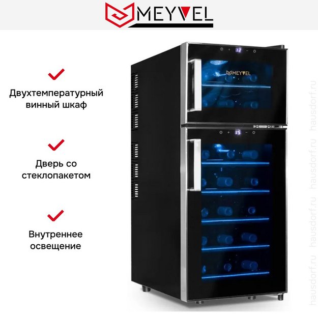 Винный шкаф Meyvel MV21-BF2 удобный (easy) в Тюмени (preview 16)