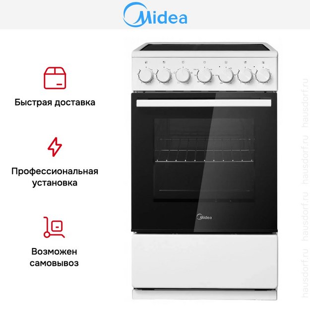 Электрическая плита Midea MFO-M4E20T4E(WH) в Тюмени (preview 2)