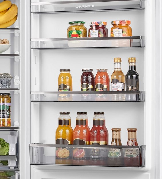 Встраиваемый холодильник Maunfeld MBF19369NFWGR Lux Inverter в Тюмени (preview 5)