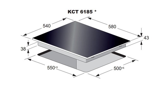 Варочная панель Kaiser KCT 6185 Em в Тюмени (preview 9)