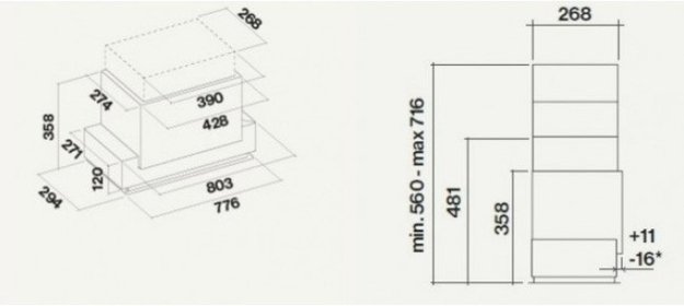 Встраиваемая вытяжка FALMEC E.ION GRUPPO INCASSO 70 (450) в Тюмени (preview 2)