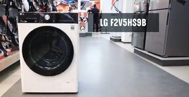 Стиральная машина LG AI DD F2V5HS9B в Тюмени (video 3)