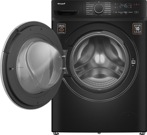 Стиральная машина Weissgauff WM 4627 Touch Inverter Steam Black в Тюмени (preview 2)