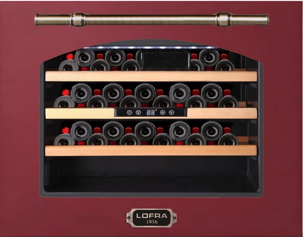 Встраиваемый винный шкаф Lofra ZBRR24M/A CANTINA 24 BURGUNDY BRONZO в Тюмени (preview 1)
