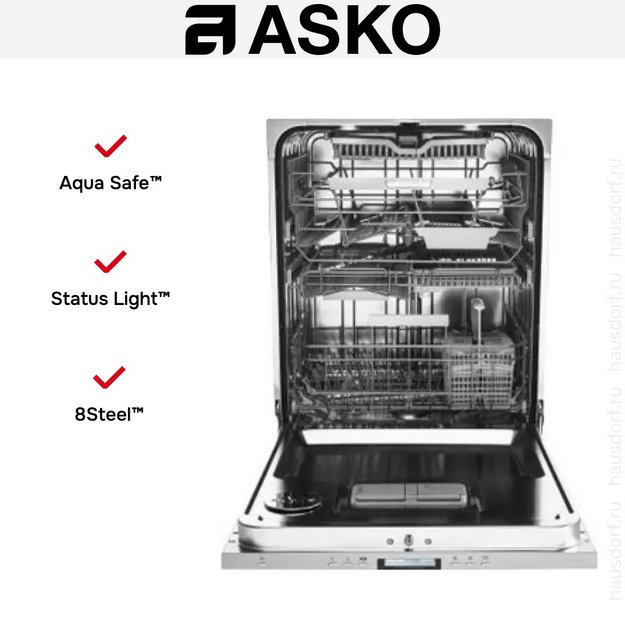 Встраиваемая посудомоечная машина Asko DFI675GXXL.P в Тюмени (preview 4)