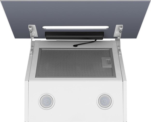 Кухонная вытяжка MAUNFELD Moon 60 белый\вставка сатин в Тюмени (preview 5)