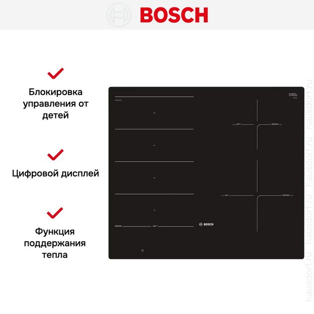 Индукционная варочная панель Bosch PXE601DC1E в Тюмени (preview 7)