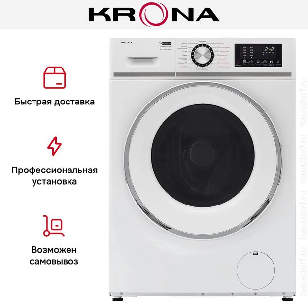 Стиральная машина KRONA ITTER OPTI WHITE 1200 8/4K WDM в Тюмени (preview 17)