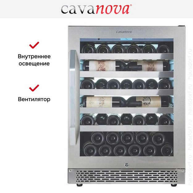 Встраиваемый винный шкаф Cavanova CV045-1TL в Тюмени (preview 15)
