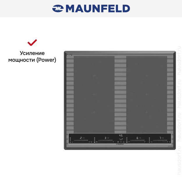 Индукционная варочная панель Maunfeld CVI594SF2MDGR LUX Inverter в Тюмени (preview 8)