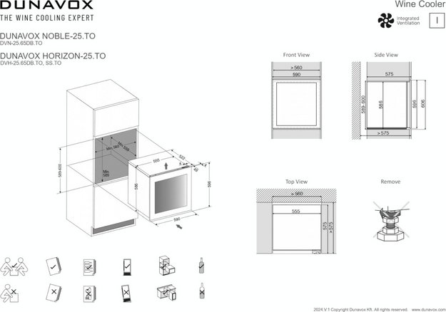Встраиваемый винный шкаф Dunavox DVH-25.65DC.TO в Тюмени (фото 10) Встраиваемый винный шкаф Dunavox DVH-25.65DC.TO в Тюмени (preview 10)