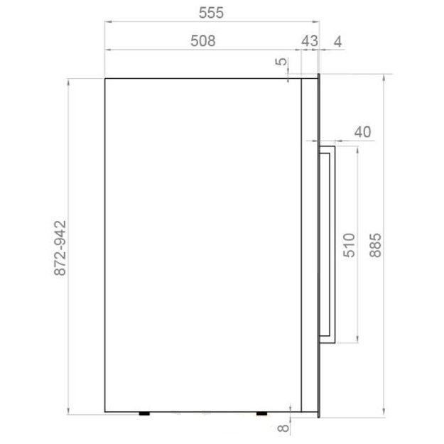 Встраиваемый винный шкаф Pando PVMAV 88-49XR в Тюмени (preview 4)