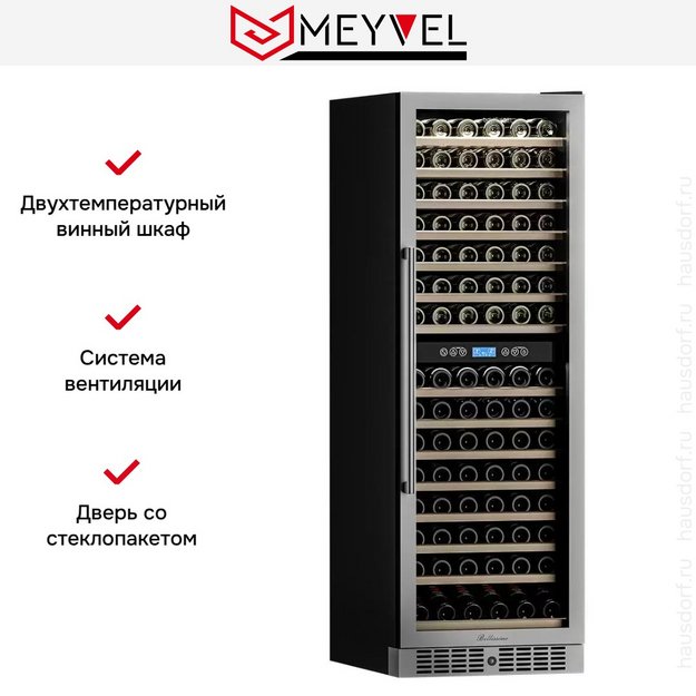 Винный шкаф Meyvel MV160-KST2 в Тюмени (preview 7)
