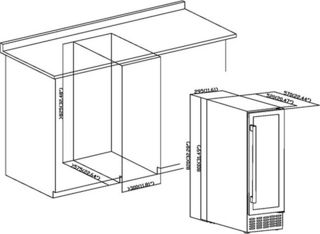 Встраиваемый винный шкаф De Dietrich DUW20FB в Тюмени (preview 7)
