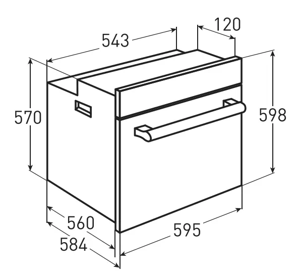 Духовой шкаф Zigmund Shtain EN 222.112 B в Тюмени (preview 2)