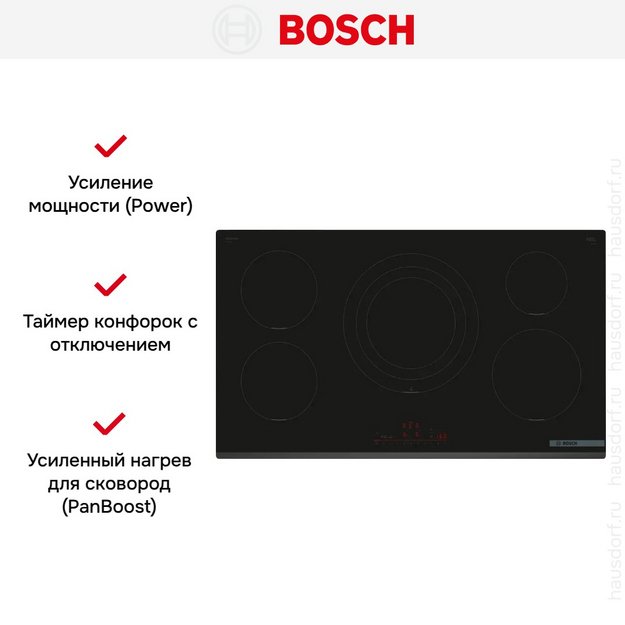 Индукционная варочная панель Bosch PIV931HC1E в Тюмени (preview 7)