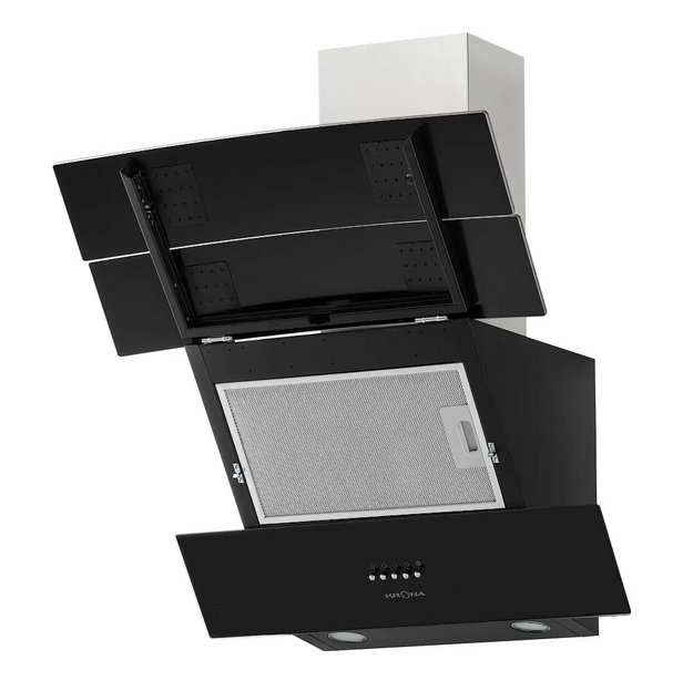 Вытяжка KRONA INGA 600 inox/black push button в Тюмени (preview 3)