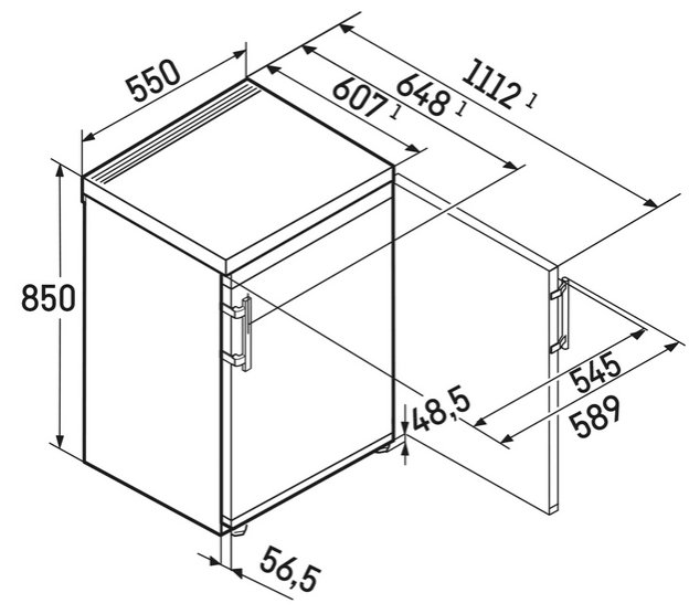 Холодильник Liebherr Rdgd 1401 Pure в Тюмени (preview 11)