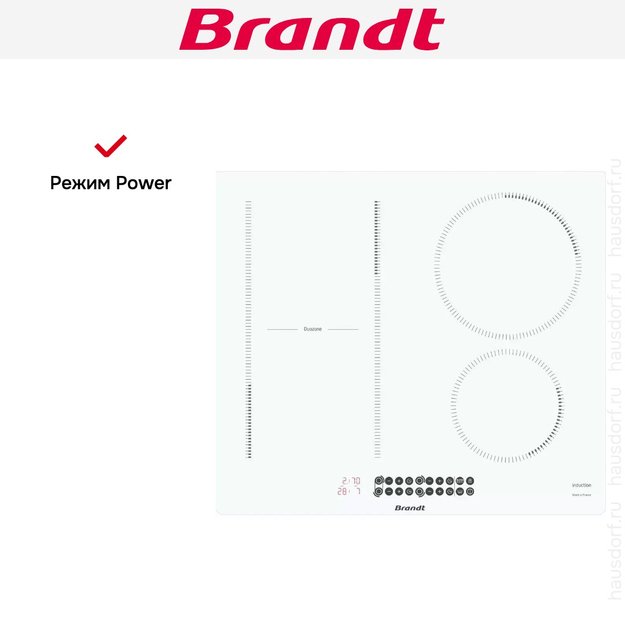 Индукционная варочная панель Brandt BPI164DUW в Тюмени (preview 6)
