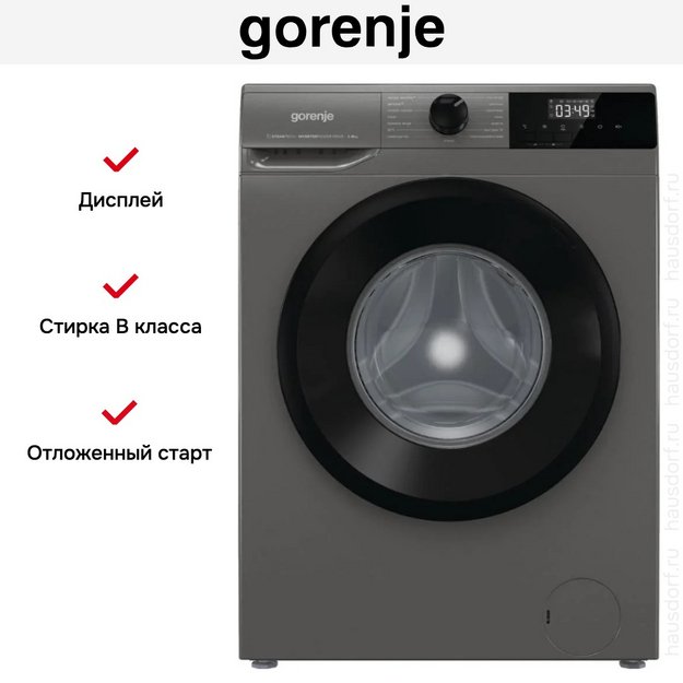 Стиральная машина Gorenje WNHPI84AS/AR в Тюмени (preview 18)