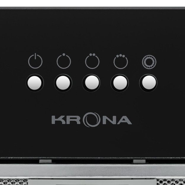 Встраиваемая вытяжка Krona LUISA 600 GLASS BLACK PB в Тюмени (preview 4)