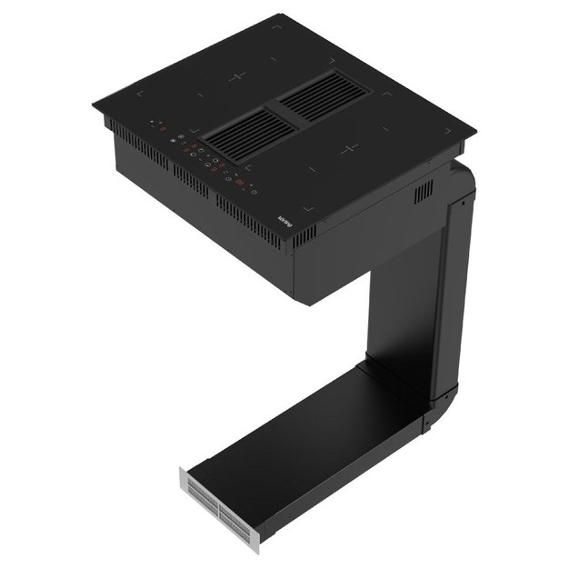 Индукционная варочная панель с интегрированной вытяжкой Korting HIBH 68980 NB в Тюмени (preview 2)