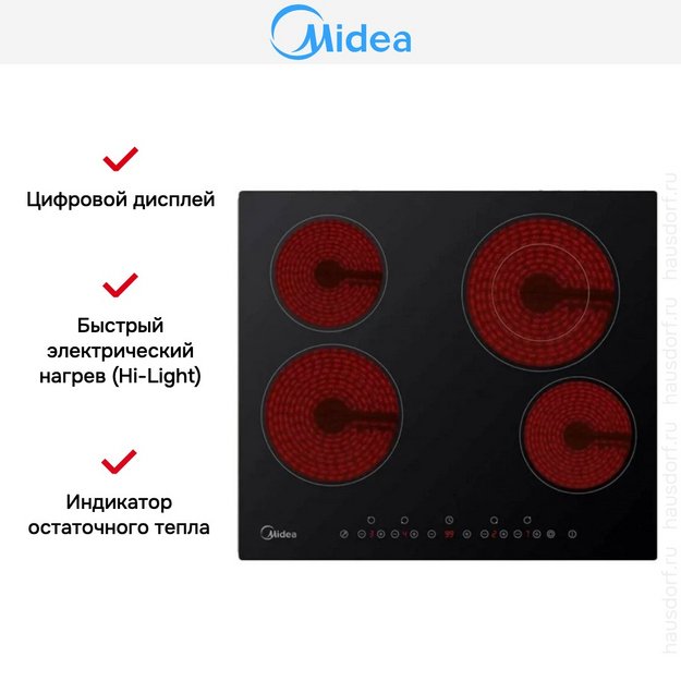 Варочная панель Midea MCHF645 в Тюмени (preview 2)