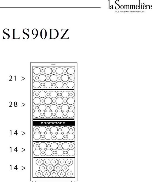 Винный шкаф La Sommeliere SLS90DZ в Тюмени (preview 14)