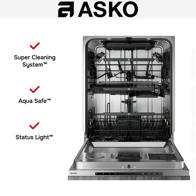 Встраиваемая посудомоечная машина Asko DFI777UXXL в Тюмени (preview 11)