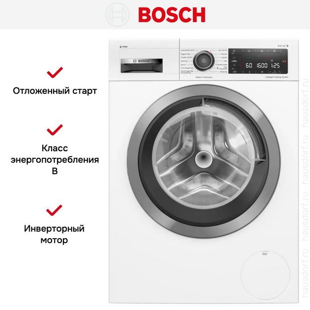 Стиральная машина Bosch WAX02KLOSN в Тюмени (preview 10)