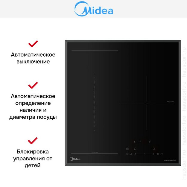 Индукционная варочная панель Midea MIH45107F в Тюмени (preview 7)