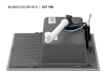 Мойка Blanco Elon 45S антрацит клапан-автомат InFino 524814 в Тюмени (preview 5)