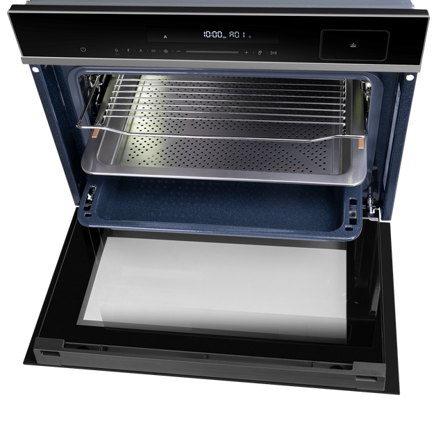 Компактный духовой шкаф с паром Maunfeld MCMO5016STGB в Тюмени (preview 4)